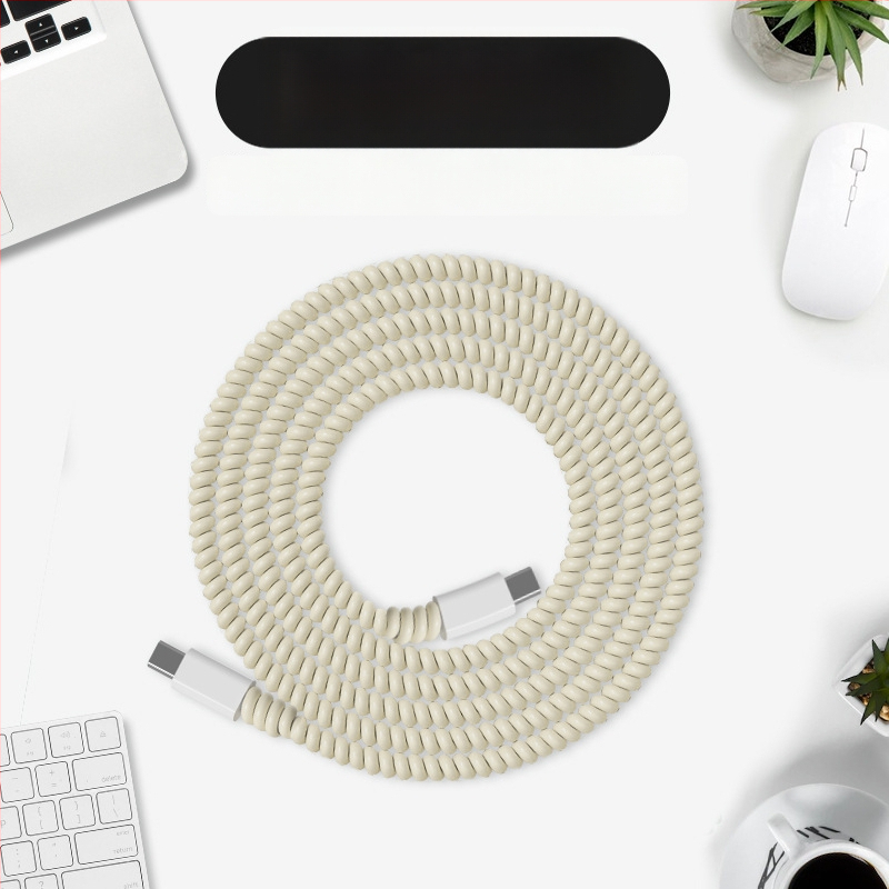 Защитен калъф за кабел за данни с кристален навиващ се шнур, устойчив на счупване