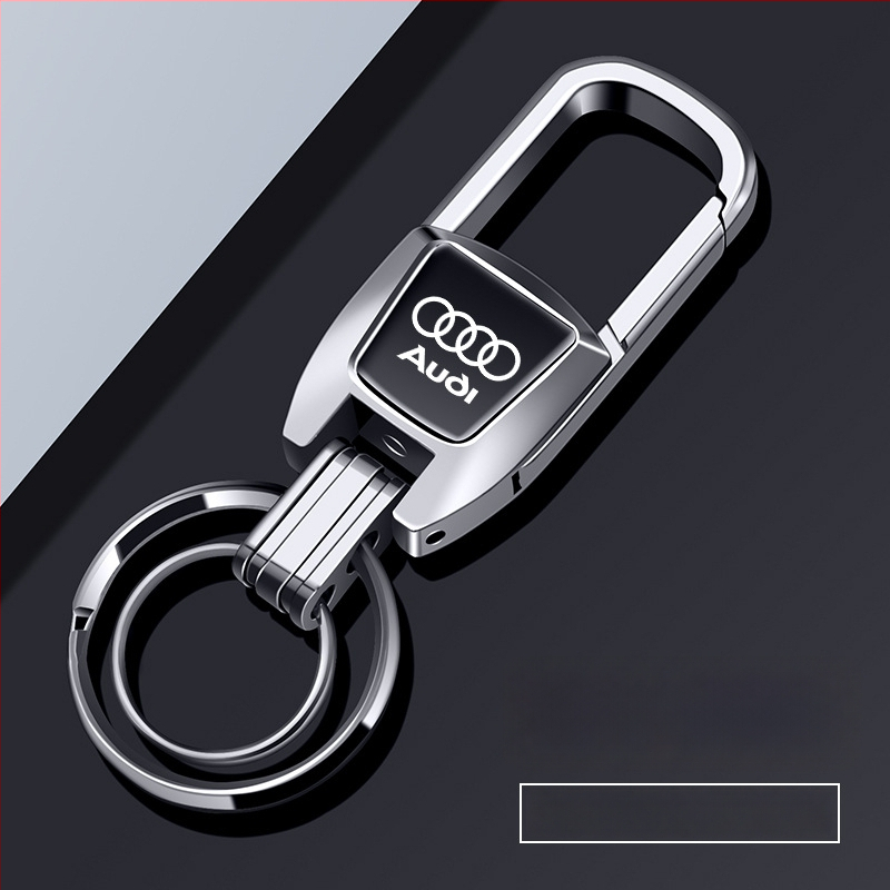 Bohanya alumīnija sakausējuma atslēgu piekariņš Audi A4L/A6L/Q2L/A3L/A7/A8L/Q5L/Q3 – Tendences stils, pielāgojams