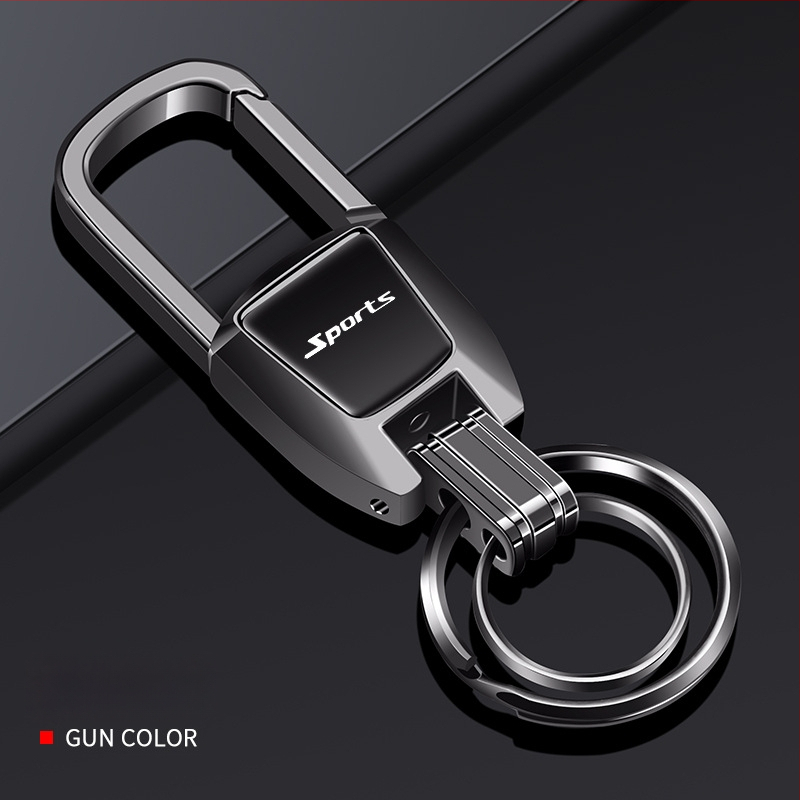 Bohanya alumīnija sakausējuma atslēgu piekariņš Audi A4L/A6L/Q2L/A3L/A7/A8L/Q5L/Q3 – Tendences stils, pielāgojams