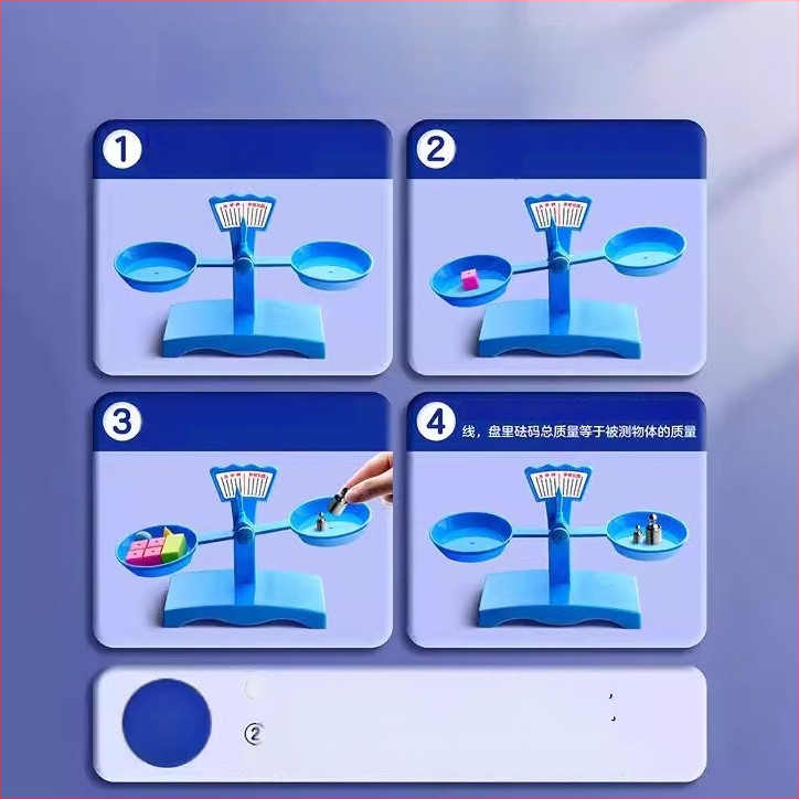 Σετ Ζυγαριάς Ισορροπίας για Διδασκαλία – PP Υλικό, Κατάλληλο για Παιδιά 3–6 Ετών, Σετ με Δίσκο Και Βάρη