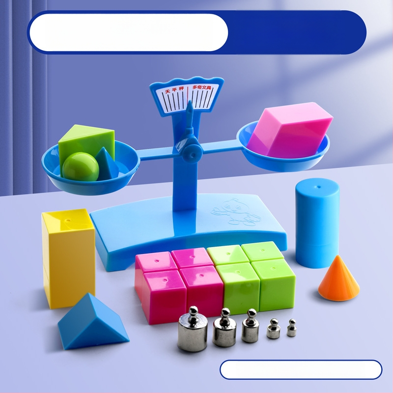 Σετ Ζυγαριάς Ισορροπίας για Διδασκαλία – PP Υλικό, Κατάλληλο για Παιδιά 3–6 Ετών, Σετ με Δίσκο Και Βάρη