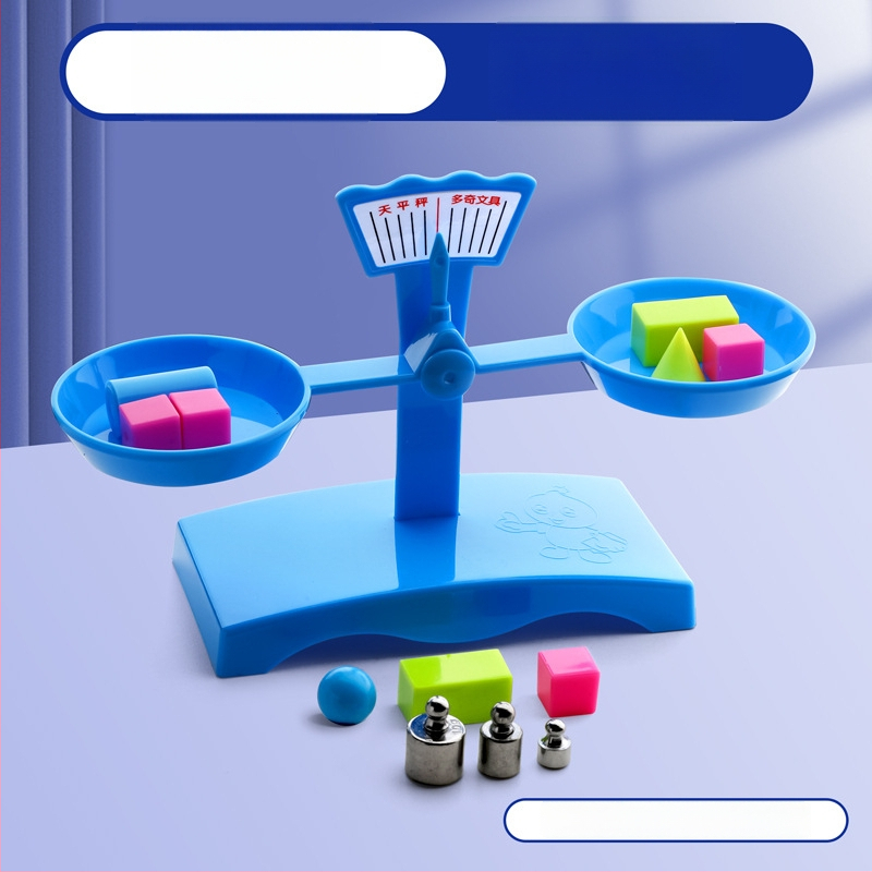 Σετ Ζυγαριάς Ισορροπίας για Διδασκαλία – PP Υλικό, Κατάλληλο για Παιδιά 3–6 Ετών, Σετ με Δίσκο Και Βάρη