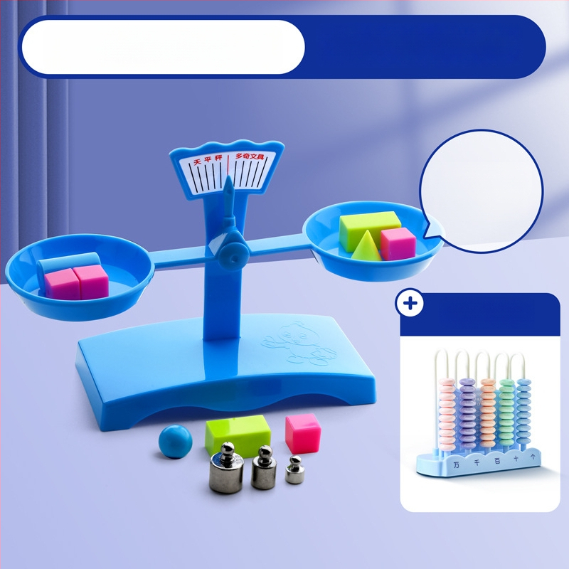 Σετ Ζυγαριάς Ισορροπίας για Διδασκαλία – PP Υλικό, Κατάλληλο για Παιδιά 3–6 Ετών, Σετ με Δίσκο Και Βάρη