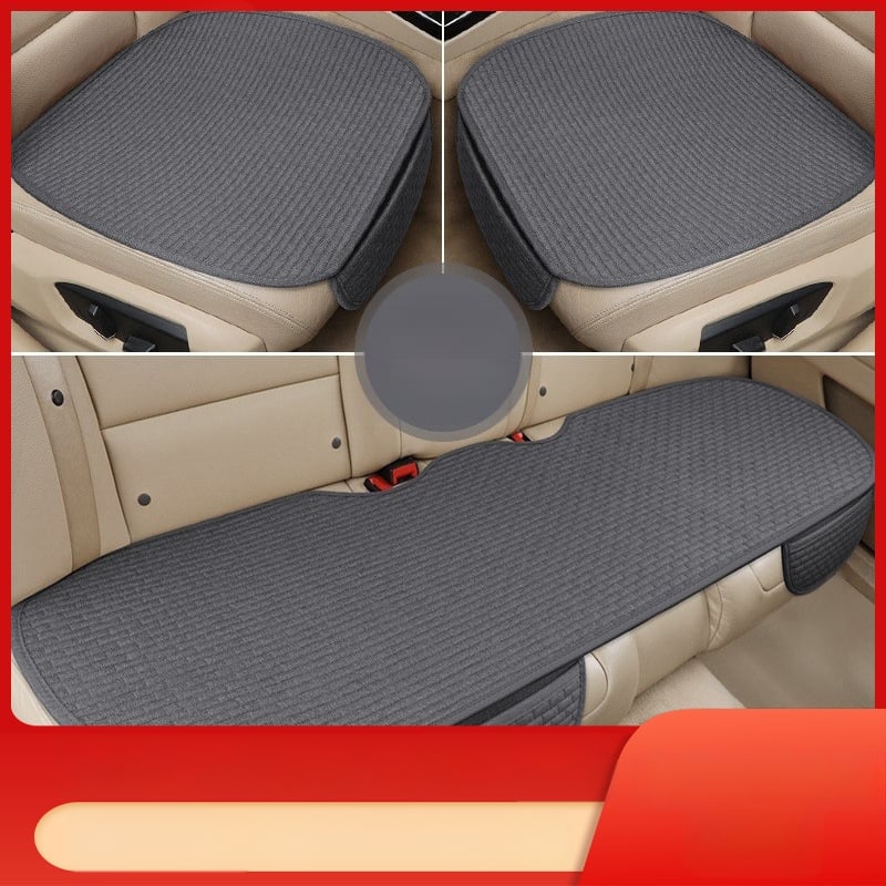 Perna de scaun auto, set din trei piese, banchetă din spate, toate sezoanele, suprafață din poliester