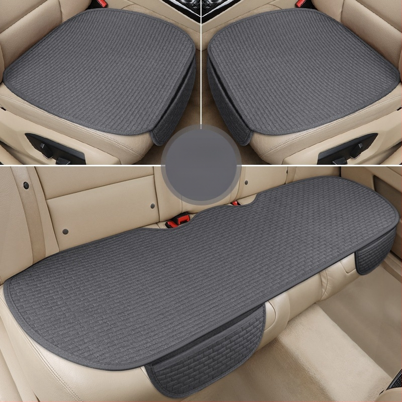 Perna de scaun auto, set din trei piese, banchetă din spate, toate sezoanele, suprafață din poliester