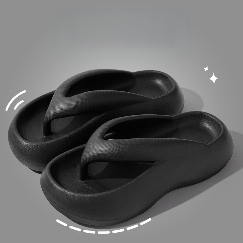 Summertaste flip-flop'ai, EVA viršus ir padas, injekciškai formuotas padas, kvėpuojančios ir atsparios vandeniui, 0,18 kg