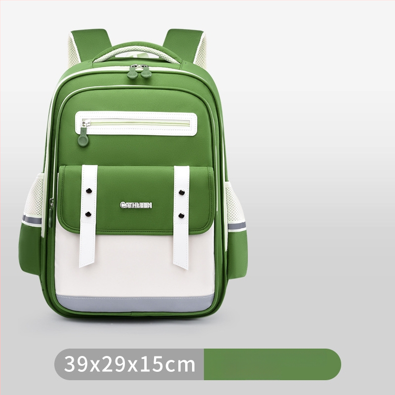 Lengva vandeniui atspari mokyklos kuprinė su stuburo apsauga ir oro pagalvėmis pečių diržuose – kvėpuojanti, su atšvaitinėmis saugumo detalėmis, 1–6 klasei.