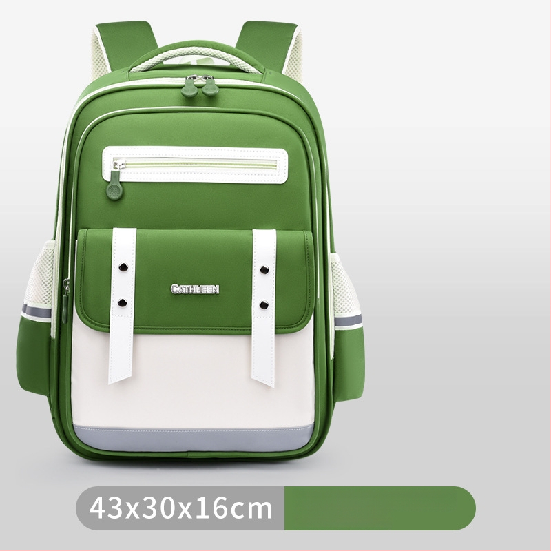 Lengva vandeniui atspari mokyklos kuprinė su stuburo apsauga ir oro pagalvėmis pečių diržuose – kvėpuojanti, su atšvaitinėmis saugumo detalėmis, 1–6 klasei.