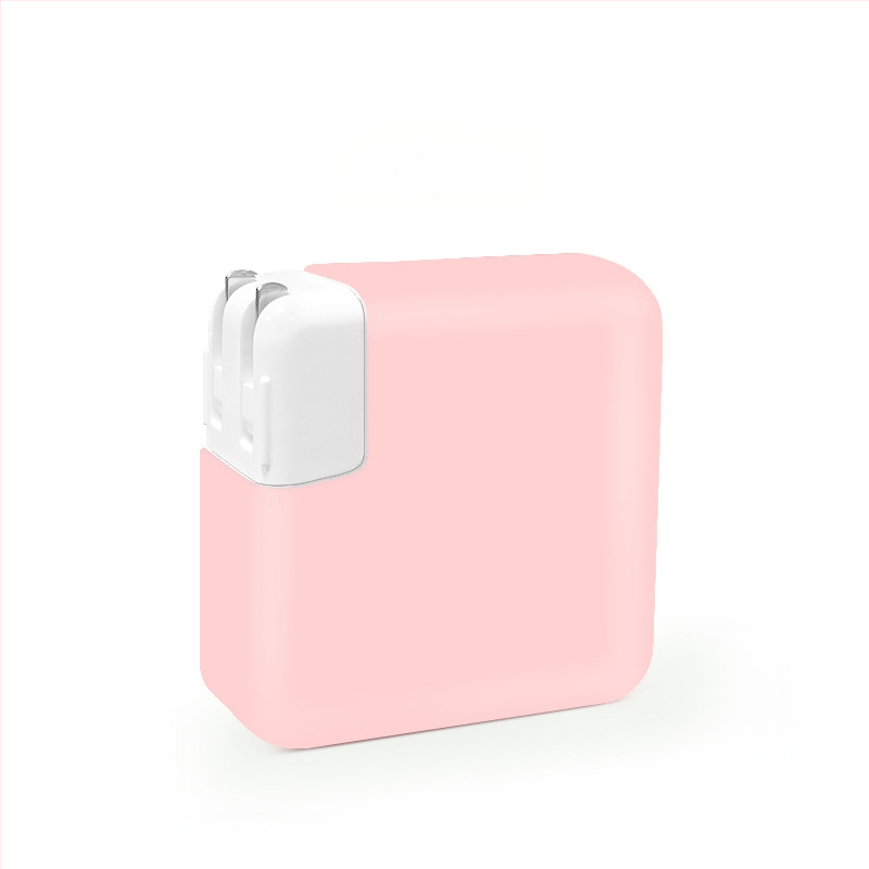 Siliconinis apsauginis korpusas MacBook įkroviklio adapteriui, suderinamas su MacBook Pro/Air (60/61/67W, 40/75W, 30/35W)