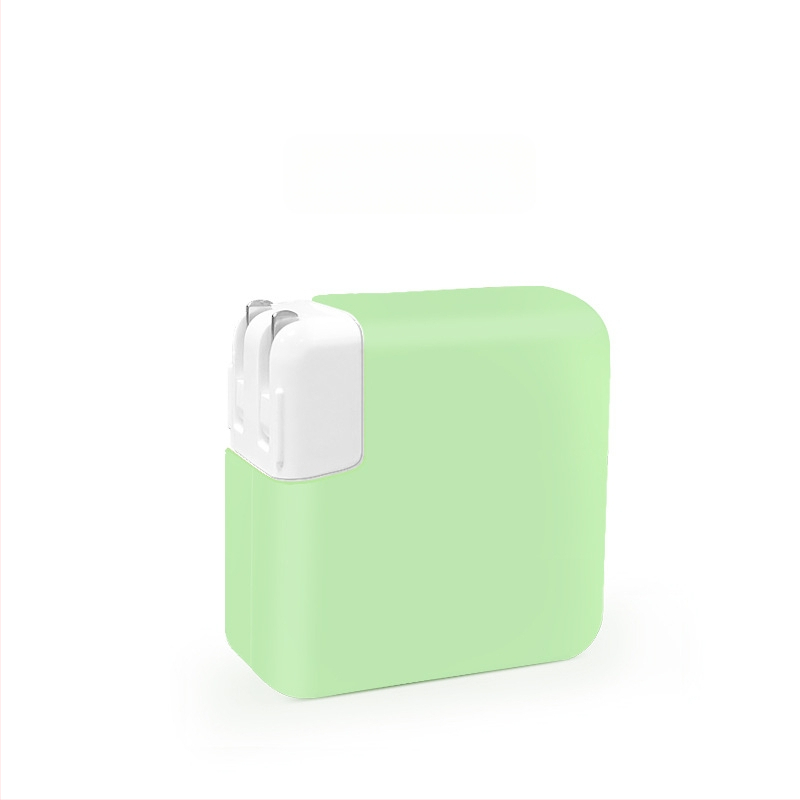 Siliconinis apsauginis korpusas MacBook įkroviklio adapteriui, suderinamas su MacBook Pro/Air (60/61/67W, 40/75W, 30/35W)
