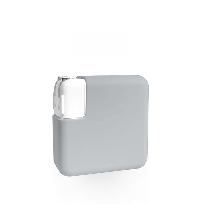 Siliconinis apsauginis korpusas MacBook įkroviklio adapteriui, suderinamas su MacBook Pro/Air (60/61/67W, 40/75W, 30/35W)