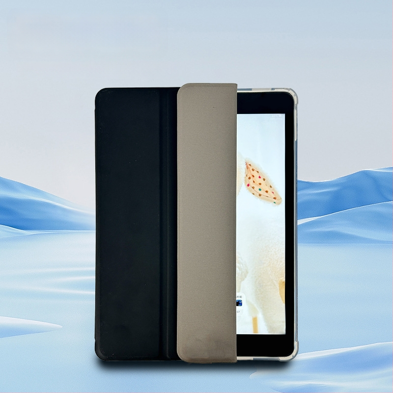 Prozirni silikonski zaštitni kućište za iPad 11 inča, s pretincom za olovku, trodjelni preklopni poklopac, kompatibilno s Air 6, 25 varijanti