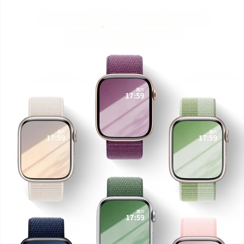 Najlon remen za Apple Watch, sportski stil, magnetska kopča, kompatibilan sa S9/S8