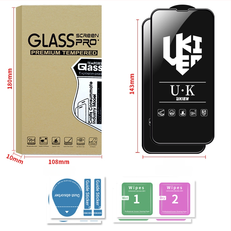 Προστασία οθόνης από tempered γυαλί για iPhone 14 Pro Max – εμπρόσθια, HD, πλήρης οθόνη, ανθεκτικό στη θραύση