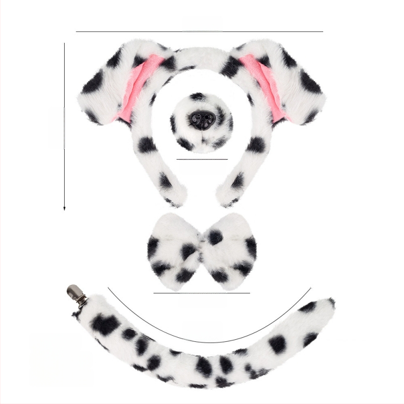 Pliušpeavõru dalmaatsia motiiviga – käsitöö, segamaterjalid, unisex, kevad 2025