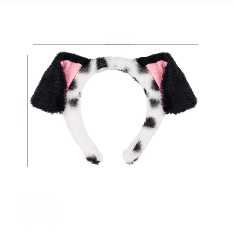 Pliušpeavõru dalmaatsia motiiviga – käsitöö, segamaterjalid, unisex, kevad 2025