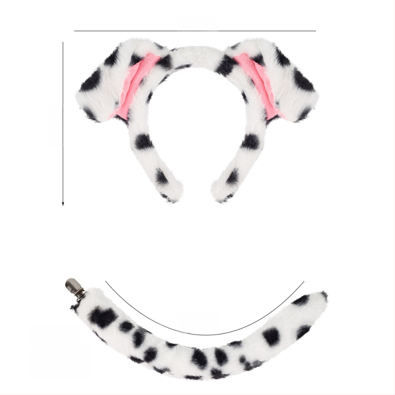 Pliušpeavõru dalmaatsia motiiviga – käsitöö, segamaterjalid, unisex, kevad 2025