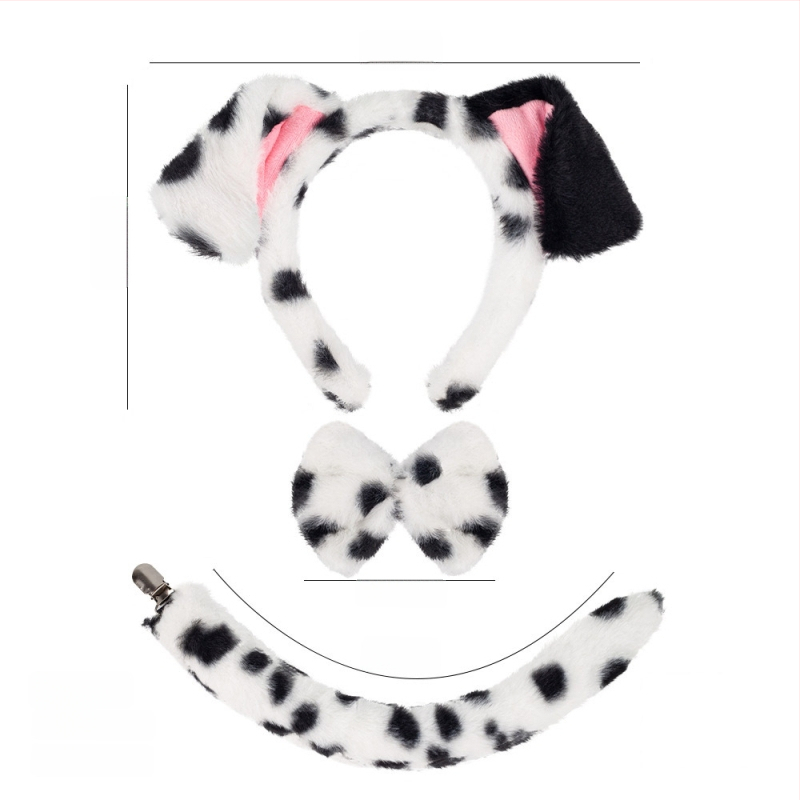 Pliušpeavõru dalmaatsia motiiviga – käsitöö, segamaterjalid, unisex, kevad 2025