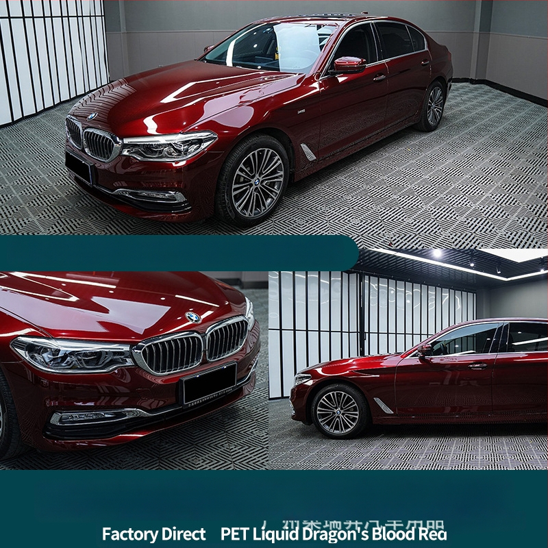 Auto krāsu maiņas plēve – PET materiāls, platums 1,52 m, biezums 0,12–0,16 mm, visa automašīnas uzklāšana, pielāgota apstrāde