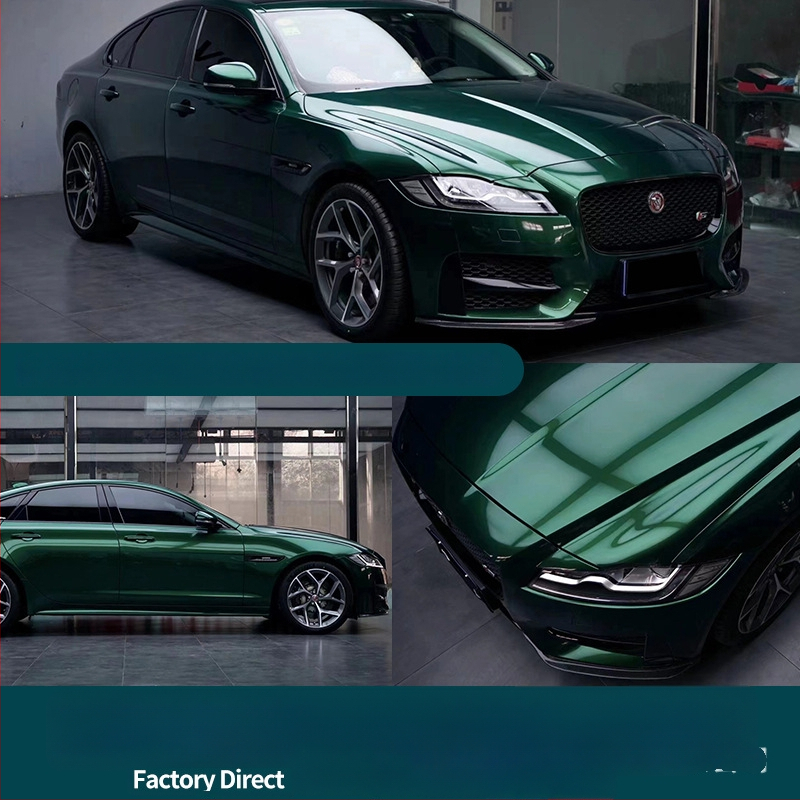 Auto krāsu maiņas plēve – PET materiāls, platums 1,52 m, biezums 0,12–0,16 mm, visa automašīnas uzklāšana, pielāgota apstrāde