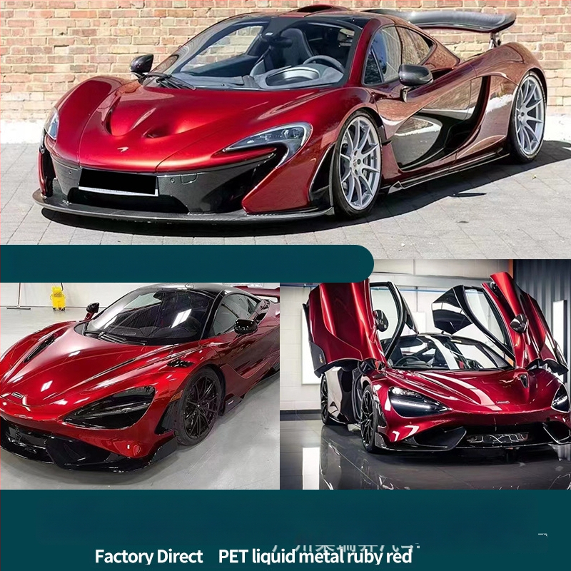 Auto krāsu maiņas plēve – PET materiāls, platums 1,52 m, biezums 0,12–0,16 mm, visa automašīnas uzklāšana, pielāgota apstrāde