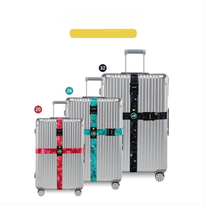 Travelkin poliesterio lagaminų diržai – Unisex, 2024 m. pavasaris, spausdintas dizainas – Lagamino aksesuarai