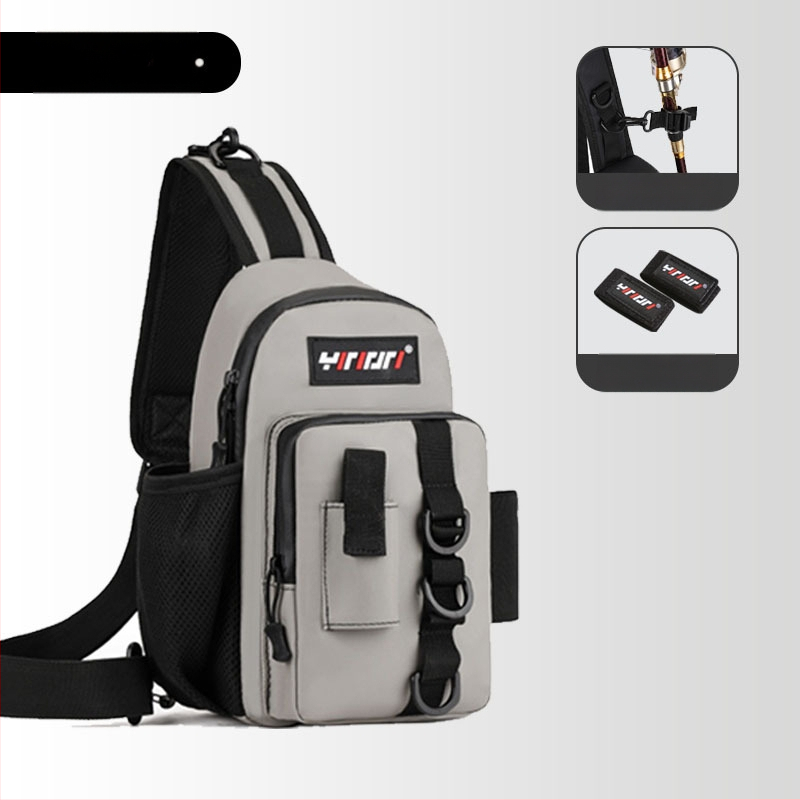 Чанта за морски риболов – PVC, водоустойчива, отдел за пръчки и влакна, монтаж на макара