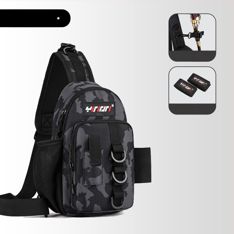 Чанта за морски риболов – PVC, водоустойчива, отдел за пръчки и влакна, монтаж на макара