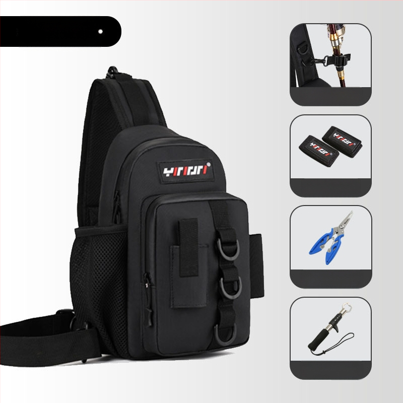 Чанта за морски риболов – PVC, водоустойчива, отдел за пръчки и влакна, монтаж на макара