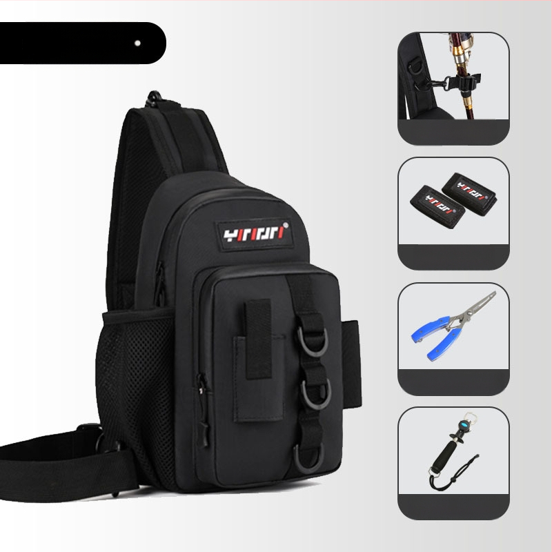 Чанта за морски риболов – PVC, водоустойчива, отдел за пръчки и влакна, монтаж на макара