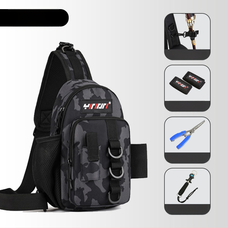 Чанта за морски риболов – PVC, водоустойчива, отдел за пръчки и влакна, монтаж на макара