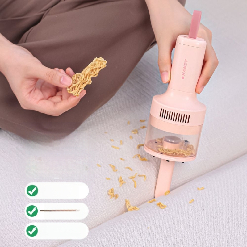 Portatīvs bezvadu rokas putekļsūcējs ar USB uzlādi, bez iebūvētās akumulatora, ideāli piemērots tastatūras tīrīšanai