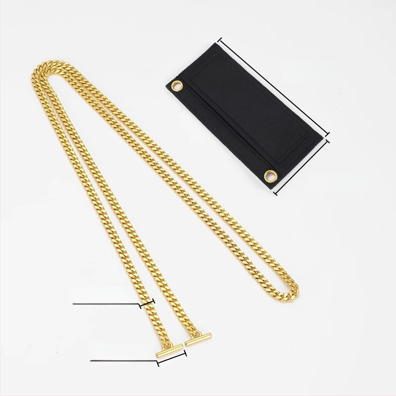 Kamani pečių juosta per transformuojamą piniginę su metalo grandine – rankinės/pečių juosta, ruduo 2023