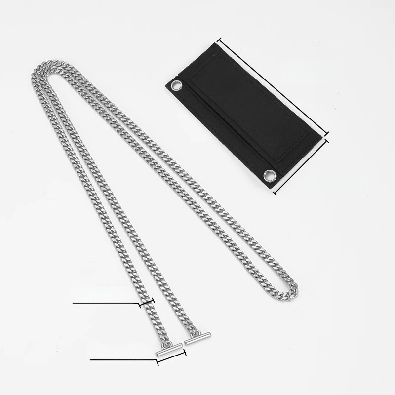 Kamani pečių juosta per transformuojamą piniginę su metalo grandine – rankinės/pečių juosta, ruduo 2023