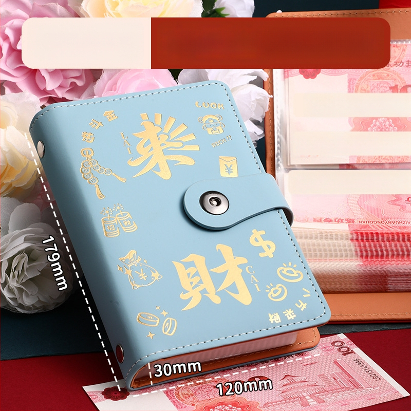 Бележник Jing yan - изкуствена кожа, прозрачни вътрешни страници, 100-200 страници, ретро/минималистичен/нишов стил