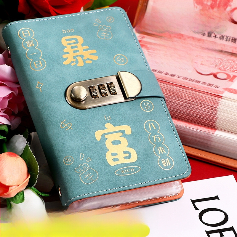 Бележник Jing yan - изкуствена кожа, прозрачни вътрешни страници, 100-200 страници, ретро/минималистичен/нишов стил