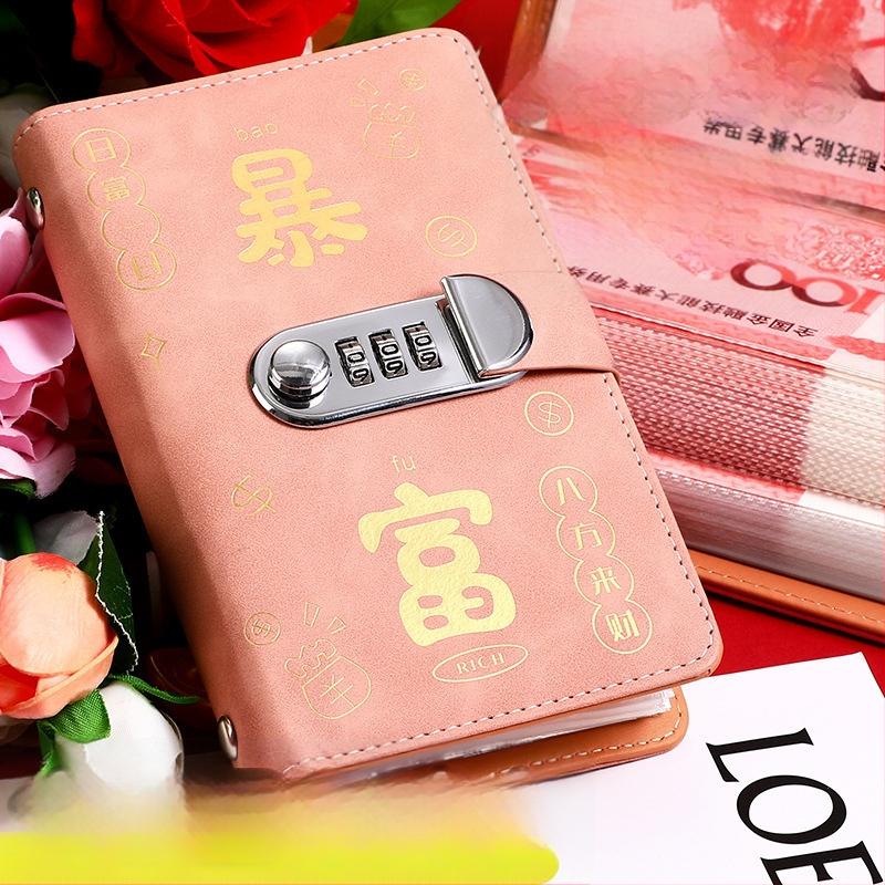 Бележник Jing yan - изкуствена кожа, прозрачни вътрешни страници, 100-200 страници, ретро/минималистичен/нишов стил