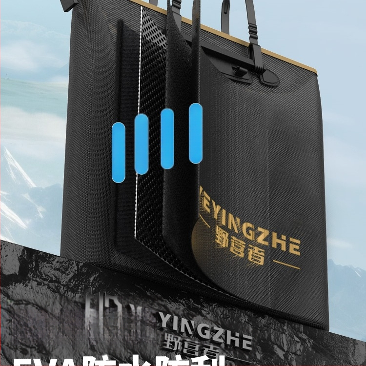 Портативна чанта за риболовно оборудване с дръжка, водоустойчива и усилена; Марка: Other; Материал: коприна; Номер на изделието: F98SHH7869MT98; Произход: Китай