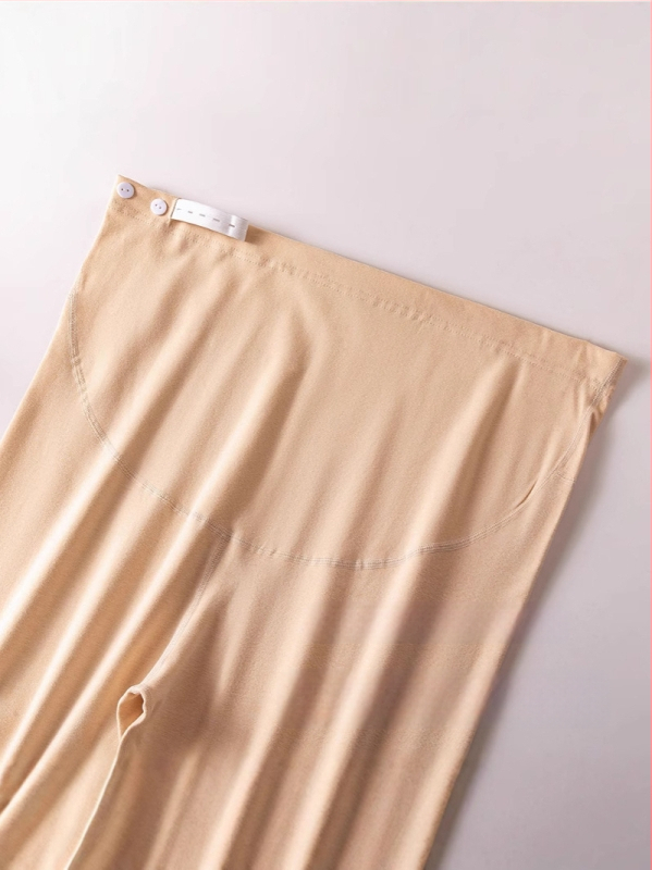 Θερμαντικά παντελόνια εγκυμοσύνης με υψηλή μέση, Derong βελουρινό φινίρισμα διπλής όψης, κοιλιακή στήριξη, 90–95% πολυεστέρας, υψηλή ελαστικότητα