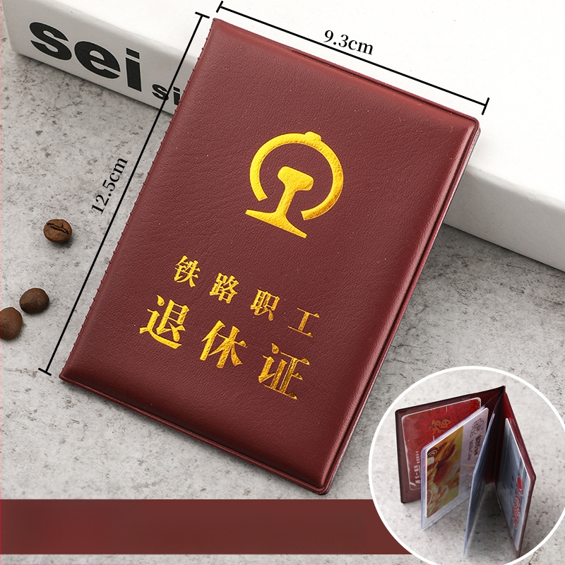 Θήκη Αδειας Εργασίας Σιδηροδρομικών από Γνήσιο Δέρμα, Unisex, Στυλ Ουδέτερο, Έκδοση Φθινόπωρο 2020, Για Καθημερινή Χρήση