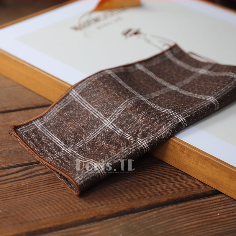 Batistă de buzunar pentru sacou, stil coreean, textură groasă de tip lână (Material: fir poliester; Stil: lână sintetică; Sezon: vară 2023; Ambalare: en gros)