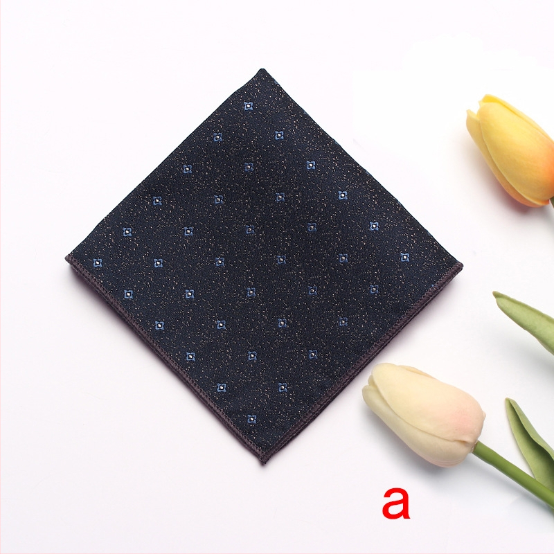 Pătrățel de buzunar pentru sacou – motif floral cu dungi, țesătură Jacquard, poliester, stil relaxat