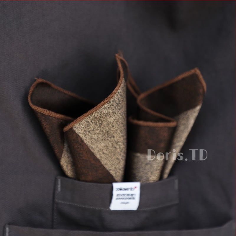 Batistă de buzunar – dungată, amestec poliester, stil business, vara 2022