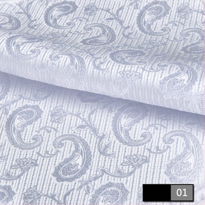 Prosop de buzunar pentru bărbați | stil administrativ | jacquard | model floral | fibre de poliester