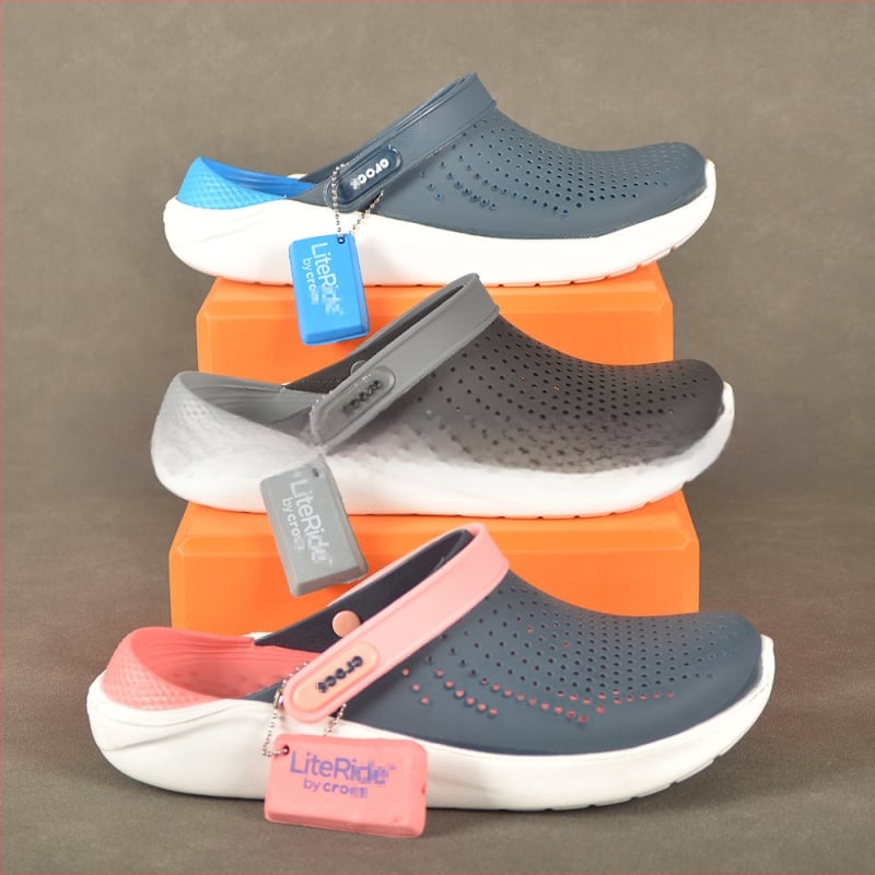 LiteRide EVA sandalai, kvėpuojantys, kulno aukštis 2 cm, vienos spalvos