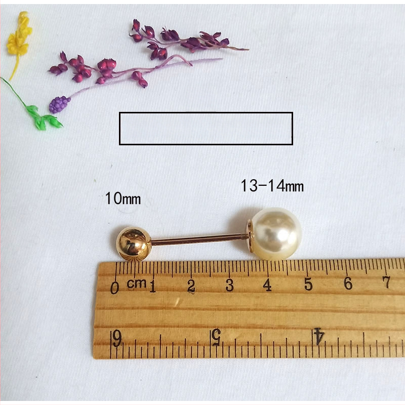Unisex prancūziški apykaklių segtukai, korėjietiško stiliaus, dvigubos galvos spiralės perlų metaliniai segtukai, geometrinis dizainas, elektroplakavimas