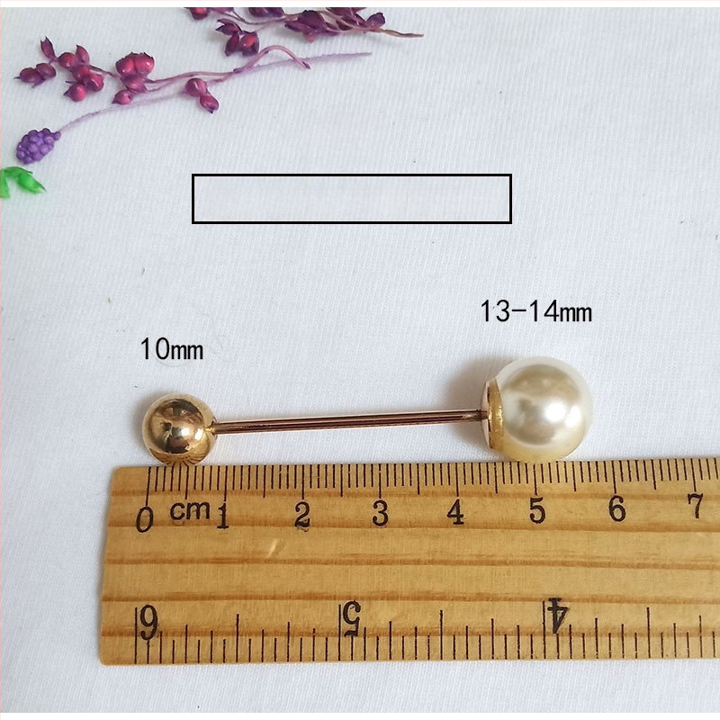 Unisex prancūziški apykaklių segtukai, korėjietiško stiliaus, dvigubos galvos spiralės perlų metaliniai segtukai, geometrinis dizainas, elektroplakavimas