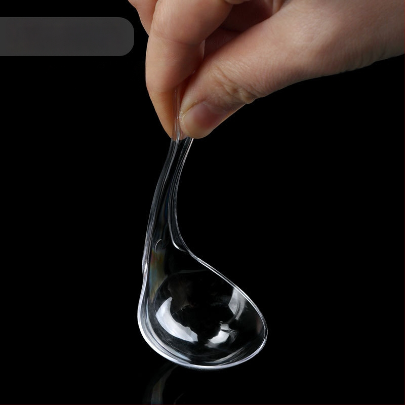 Vienkartiniai plastikiniai Bibimbap šaukštai, pakuotė 100 vnt., išsinešimui, mikrobangų krosnelė nėra saugi