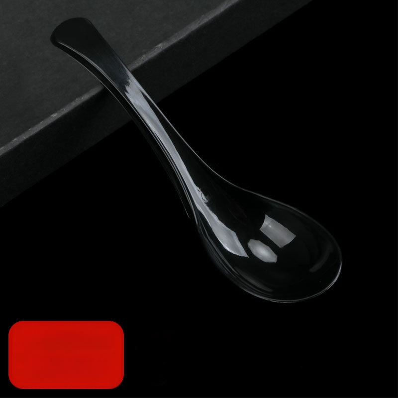 Vienkartiniai plastikiniai Bibimbap šaukštai, pakuotė 100 vnt., išsinešimui, mikrobangų krosnelė nėra saugi