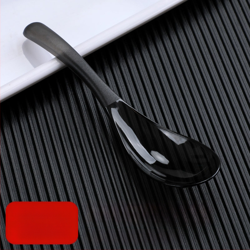 Vienkartiniai plastikiniai Bibimbap šaukštai, pakuotė 100 vnt., išsinešimui, mikrobangų krosnelė nėra saugi